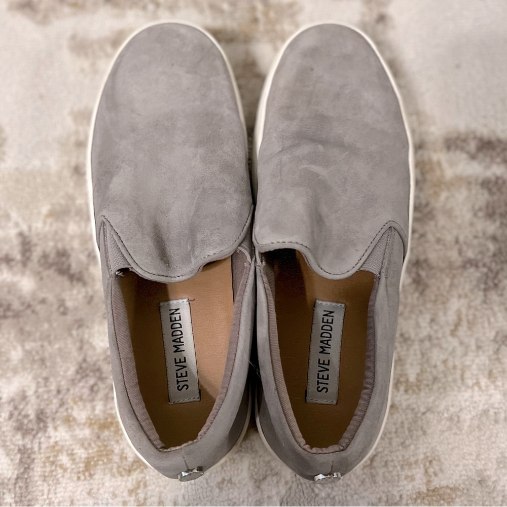 Steve Madden “Gills” Grey Suede - image 3